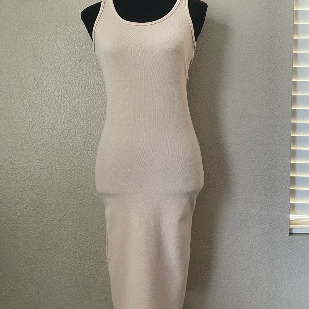 Open back dress